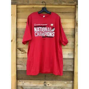 Georgia Bulldogs‎ Mens Shirt 2XL Red Champions Short Sleeve Crew Neck Cotton